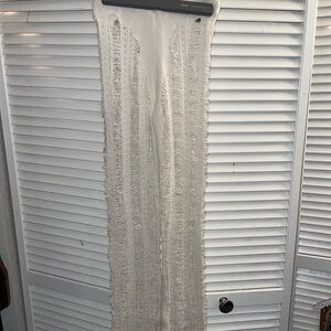 ASOS Cream Bottoms with Fringe